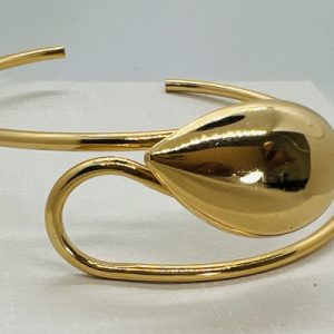 BRACELETE GOTA LISA DOURADO