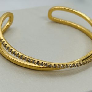 BRACELETE MICRO ZIRCONIA DOURADO