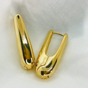 BRINCO  ARGOLA LISA DOURADA