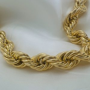 CHOKER CORDÃO BAIANO DOURADO 30CM