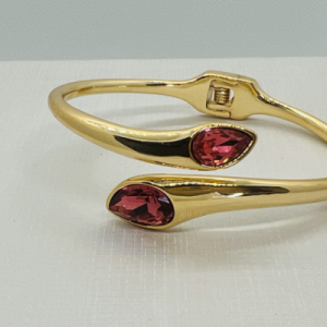 BRACELETE GOTA DOURADO RUBI